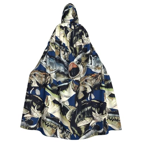 MIEKGPS Fischmuster 1 Druck Kapuzenumhang Halloween-Kostüm, langer Robe Umhang Kostüm für Erwachsene, Damen und Herren MIEKGPS Fischmuster 1 Druck Kapuzenumhang Halloween-Kostüm, langer Robe Umhang Kostüm für Erwachsene, Damen und Herren von MIEKGPS