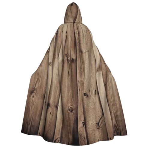 MIEKGPS Großer Kapuzenumhang mit Holzmaserung, Halloween-Kostüm, langer Robe, Umhang für Erwachsene, Damen, Herren MIEKGPS Großer Kapuzenumhang mit Holzmaserung, Halloween-Kostüm, langer Robe, Umhang für Erwachsene, Damen, Herren von MIEKGPS