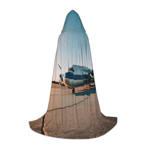 MIEKGPS Kapuzenumhang mit Flugzeugdruck, klein, Halloween-Kostüm, Robe, Umhang, Halloween, Cosplay, Hexe MIEKGPS Kapuzenumhang mit Flugzeugdruck, klein, Halloween-Kostüm, Robe, Umhang, Halloween, Cosplay, Hexe von MIEKGPS