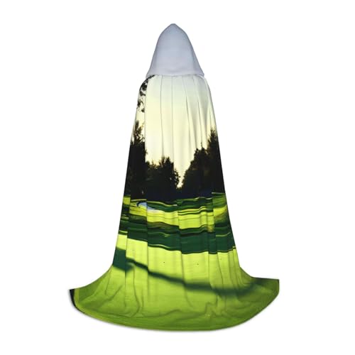 MIEKGPS Kapuzenumhang mit Golfplatz-Druck, klein, Halloween-Kostüm, Robe, Umhang, Halloween, Cosplay, Hexe MIEKGPS Kapuzenumhang mit Golfplatz-Druck, klein, Halloween-Kostüm, Robe, Umhang, Halloween, Cosplay, Hexe von MIEKGPS