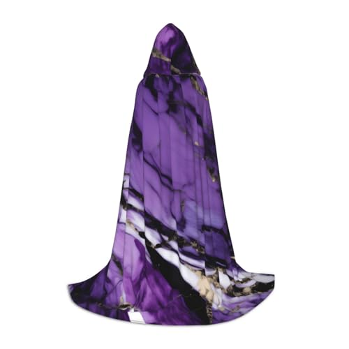 MIEKGPS Kapuzenumhang mit Marmor-Motiv, klein, Violett, Halloween-Kostüm, Umhang, Halloween, Cosplay, Hexe MIEKGPS Kapuzenumhang mit Marmor-Motiv, klein, Violett, Halloween-Kostüm, Umhang, Halloween, Cosplay, Hexe von MIEKGPS