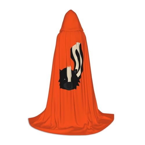 MIEKGPS Kapuzenumhang mit Stinktierdruck, klein, Halloween-Kostüm, Robe, Umhang, Halloween, Cosplay, Hexe MIEKGPS Kapuzenumhang mit Stinktierdruck, klein, Halloween-Kostüm, Robe, Umhang, Halloween, Cosplay, Hexe von MIEKGPS