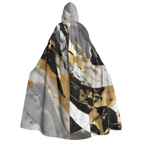 MIEKGPS Luxuriöser Marmor-Druck, großer Umhang mit Kapuze, Halloween-Kostüm, langer Robe, Umhang, Kostüm für Erwachsene, Damen, Herren MIEKGPS Luxuriöser Marmor-Druck, großer Umhang mit Kapuze, Halloween-Kostüm, langer Robe, Umhang, Kostüm für Erwachsene, Damen, Herren von MIEKGPS