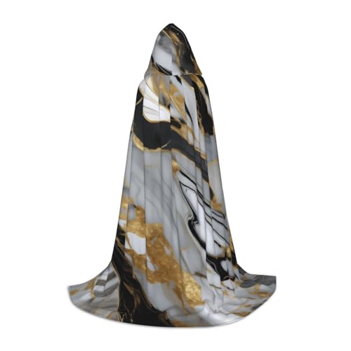 MIEKGPS Luxuriöser Marmormuster-Druck, kleine Größe, Kapuzenumhang, Halloween-Kostüm, Umhang, Halloween, Cosplay, Hexe MIEKGPS Luxuriöser Marmormuster-Druck, kleine Größe, Kapuzenumhang, Halloween-Kostüm, Umhang, Halloween, Cosplay, Hexe von MIEKGPS