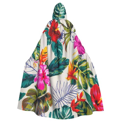 MIEKGPS Umhang mit Blumen und Blättern, mit Kapuze, Halloween-Kostüm, langer Robe, Umhang für Erwachsene, Damen und Herren MIEKGPS Umhang mit Blumen und Blättern, mit Kapuze, Halloween-Kostüm, langer Robe, Umhang für Erwachsene, Damen und Herren von MIEKGPS