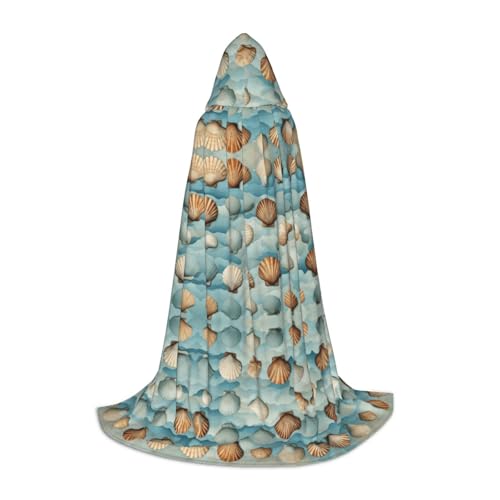 MIEKGPS Umhang mit Muschelmotiv, klein, mit Kapuze, Halloween-Kostüm, Umhang, Halloween, Cosplay, Hexe MIEKGPS Umhang mit Muschelmotiv, klein, mit Kapuze, Halloween-Kostüm, Umhang, Halloween, Cosplay, Hexe von MIEKGPS