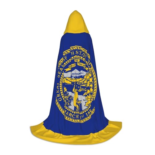 MIEKGPS Umhang mit Nebraska-Flagge, kleiner Kapuzenumhang, Halloween-Kostüm, Umhang, Halloween, Cosplay, Hexe MIEKGPS Umhang mit Nebraska-Flagge, kleiner Kapuzenumhang, Halloween-Kostüm, Umhang, Halloween, Cosplay, Hexe von MIEKGPS
