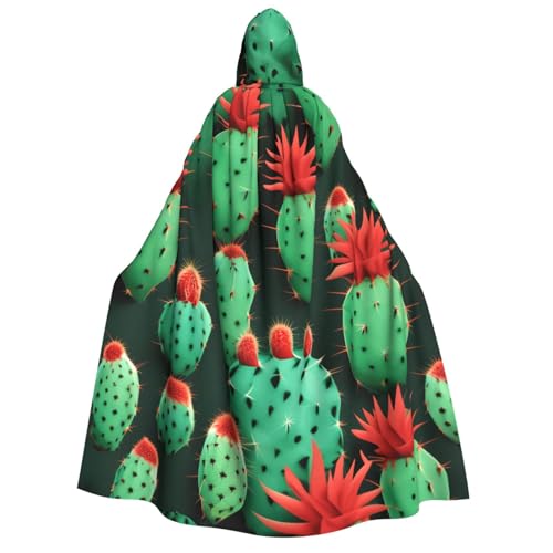 MIEKGPS Viele kleine Kaktus-Kunstdruck, großer Kapuzenumhang, Halloween-Kostüm, langer Robe-Umhang, Kostüm für Erwachsene, Damen, Herren MIEKGPS Viele kleine Kaktus-Kunstdruck, großer Kapuzenumhang, Halloween-Kostüm, langer Robe-Umhang, Kostüm für Erwachsene, Damen, Herren von MIEKGPS
