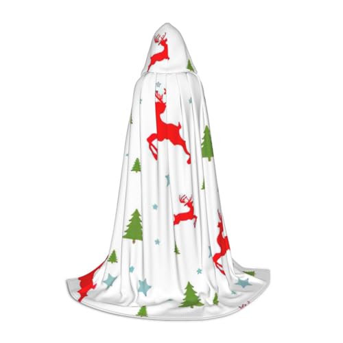 MIEKGPS Weihnachtsumhang mit Weihnachtsmotiv, kleiner Kapuzenumhang, Halloween-Kostüm, Umhang, Halloween, Cosplay, Hexe MIEKGPS Weihnachtsumhang mit Weihnachtsmotiv, kleiner Kapuzenumhang, Halloween-Kostüm, Umhang, Halloween, Cosplay, Hexe von MIEKGPS