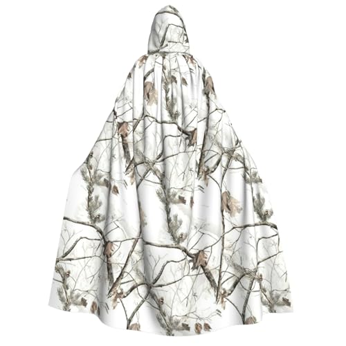 MIEKGPS Weißer Baum, Camouflage-Druck, großer Umhang mit Kapuze, Halloween-Kostüm, langer Robe, Umhang, Kostüm für Erwachsene, Damen, Herren MIEKGPS Weißer Baum, Camouflage-Druck, großer Umhang mit Kapuze, Halloween-Kostüm, langer Robe, Umhang, Kostüm für Erwachsene, Damen, Herren von MIEKGPS