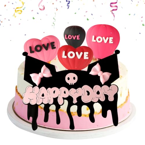 5er-Pack kur-mi niedliche Cartoon-Geburtstagskuchendekorationen, Kindergeburtstagsparty-Zubehör, Cartoon-Kuchenaufsatz, Geburtstagspartys, Themenparty-Zubehör für Kinder, Happy Birthday Kuchen 5er-Pack kur-mi niedliche Cartoon-Geburtstagskuchendekorationen, Kindergeburtstagsparty-Zubehör, Cartoon-Kuchenaufsatz, Geburtstagspartys, Themenparty-Zubehör für Kinder, Happy Birthday Kuchen von MIFKLMV