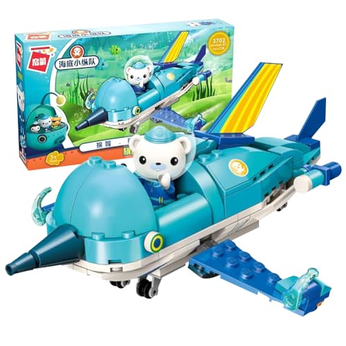 MIFKLMV Anime Figuren Jouets Baustein Spielzeug für Kinder Oktonauten Spielzeug Set Cartoon Anime Autos Baustein Verbindungsspielzeug für Mädchen und Jungen-A von MIFKLMV