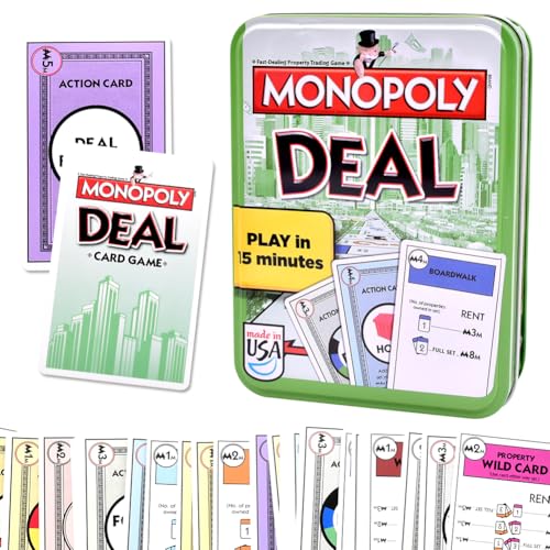 MIFKLMV Deal Kartenspiel und Gesellschaftspiel, Monopol-y Brettspiele, Schnelles Spiel Das unterhaltsame Kartenspiel Spiel, Reisespiel-Kartenspiel, für Familien und Kinder ab 7 Jahren - C MIFKLMV Deal Kartenspiel und Gesellschaftspiel, Monopol-y Brettspiele, Schnelles Spiel Das unterhaltsame Kartenspiel Spiel, Reisespiel-Kartenspiel, für Familien und Kinder ab 7 Jahren - C von MIFKLMV