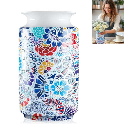 3D-Puzzle-Vase for Erwachsene, einzigartige Blumenvasen-Puzzles, einzigartiges Kunsthandwerk for Erwachsene, DIY-Geschenke for Puzzle-Liebhaber(A) von MIGEDY
