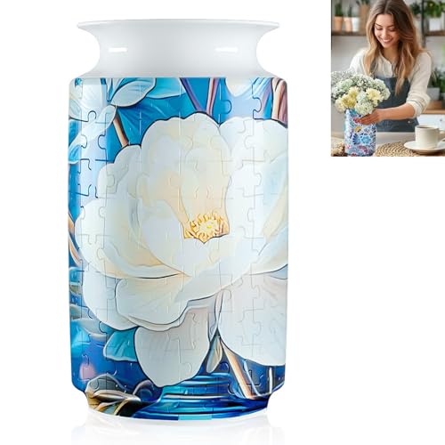 3D-Puzzle-Vase for Erwachsene, einzigartige Blumenvasen-Puzzles, einzigartiges Kunsthandwerk for Erwachsene, DIY-Geschenke for Puzzle-Liebhaber(C) von MIGEDY
