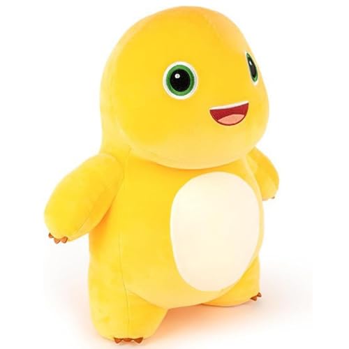 MIGEDY Nailong Dino-Plüsch, süße Cartoon-Dinosaurier-Plüschfigur, Dekokissen for die Inneneinrichtung von Anime-Fans, Geschenkspielzeug(35cm,Happy) von MIGEDY