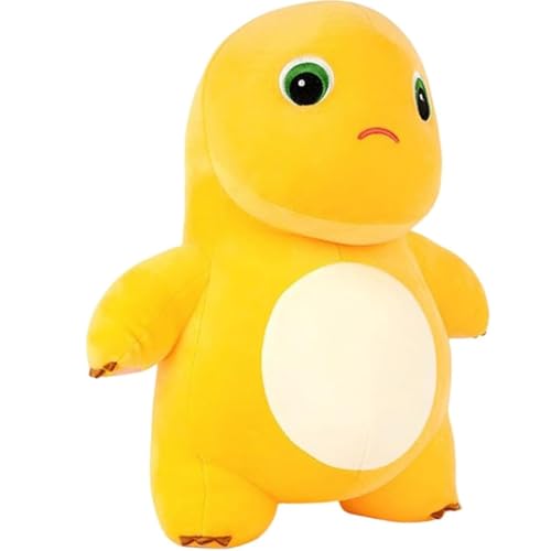 MIGEDY Nailong Dino-Plüsch, süße Cartoon-Dinosaurier-Plüschfigur, Dekokissen for die Inneneinrichtung von Anime-Fans, Geschenkspielzeug(45cm,Arrogant) von MIGEDY