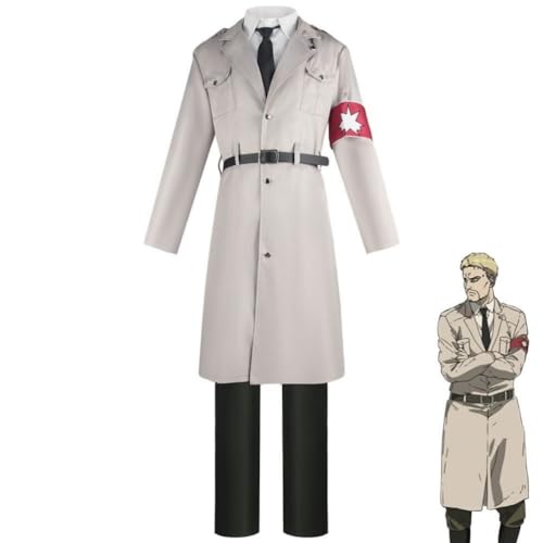 Anime Attack on Titan Marley Cosplay Outfit Halloween Party Uniform Kostüm Anzug (Suit,3XL) von MIGUOO