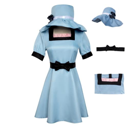 Anime Shiina Mayuri Cosplay Dress Outfit Halloween Costume Party Role Play Uniform (Suit,XL) von MIGUOO