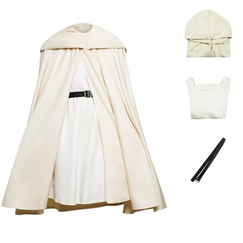 MIGUOO Anime Frieren At The Funeral Frieren Cosplay Kostüm Halloween Outfit Party Einheitlich Kleid Full Set (Frieren,M) von MIGUOO