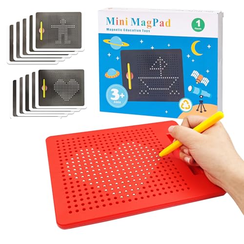 MIHURO Magnettafel für Kinder, Magnetspiel mit Stift, Kleine Magnetische Zeichentafel, Lernspielzeug Magnetische Maltafel zum Zeichnen, Kritzeln und Schreiben MIHURO Magnettafel für Kinder, Magnetspiel mit Stift, Kleine Magnetische Zeichentafel, Lernspielzeug Magnetische Maltafel zum Zeichnen, Kritzeln und Schreiben von MIHURO