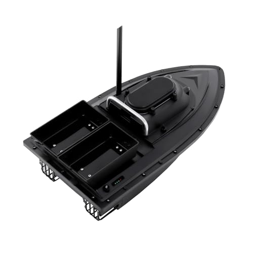 MIIWWOWO 500M Futterboot Köderboot Fischköderboot Fernbedienung Futterboote, RC Angeln Köder Boot mit Zwei LED-Lichtern, Fischköder Boot für Große Stauseen, Seen, 5200mAh MIIWWOWO 500M Futterboot Köderboot Fischköderboot Fernbedienung Futterboote, RC Angeln Köder Boot mit Zwei LED-Lichtern, Fischköder Boot für Große Stauseen, Seen, 5200mAh von MIIWWOWO
