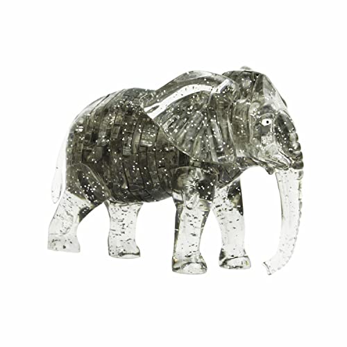 3D-Kristall-Puzzle, Kristall-Puzzle, für Puzzler ab 16 Jahren, Elefant-Grau 3D-Kristall-Puzzle, Kristall-Puzzle, für Puzzler ab 16 Jahren, Elefant-Grau von MIJIE