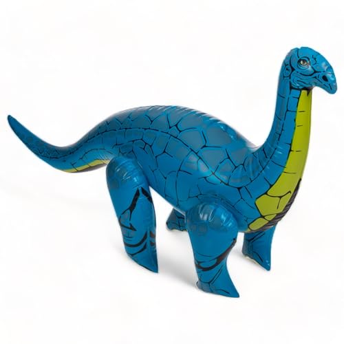 MIJOMA Aufblasbare Dinosaurier, Sammlermodelle für Dino-Liebhaber, Kinderfreundlich, Bunte Welt voller Dinos, 60cm. (Brachiosaurier) von MIJOMA