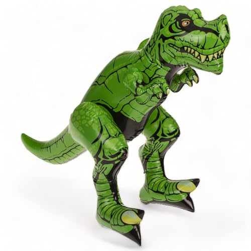 MIJOMA Aufblasbare Dinosaurier, Sammlermodelle für Dino-Liebhaber, Kinderfreundlich, Bunte Welt voller Dinos, 60cm. (T-Rex) von MIJOMA