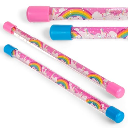 MIJOMA Einhorn-Zauberstab 2 Stück Set – Magischer Zauberstab mit Glitzer & Flüssigkeit, 31 cm – Perfektes Spielzeug für Kinder, Feen und Einhorn-Liebhaber MIJOMA Einhorn-Zauberstab 2 Stück Set – Magischer Zauberstab mit Glitzer & Flüssigkeit, 31 cm – Perfektes Spielzeug für Kinder, Feen und Einhorn-Liebhaber von MIJOMA