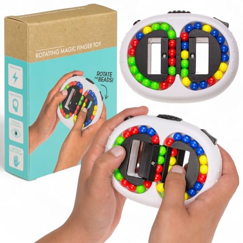 MIJOMA Magisches Fingerspielzeug – drehbares Anti-Stress-Spielzeug aus Kunststoff, ca. 12,5 cm – sensorisches Fidget Toy für Kinder & Erwachsene – Konzentrationshilfe & Entspannung MIJOMA Magisches Fingerspielzeug – drehbares Anti-Stress-Spielzeug aus Kunststoff, ca. 12,5 cm – sensorisches Fidget Toy für Kinder & Erwachsene – Konzentrationshilfe & Entspannung von MIJOMA