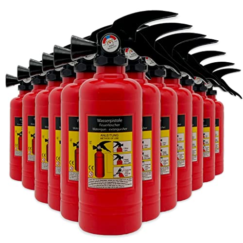 MIK funshopping 12 Stück Wasserspritzer Wasserpistole Wasser-Spritzpistole FEUERLÖSCHER MIK funshopping 12 Stück Wasserspritzer Wasserpistole Wasser-Spritzpistole FEUERLÖSCHER von MIK funshopping