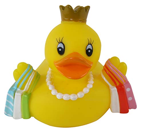 Badeente Quietscheente Badewannenspielzeug (Ente Shopping) von MIK funshopping