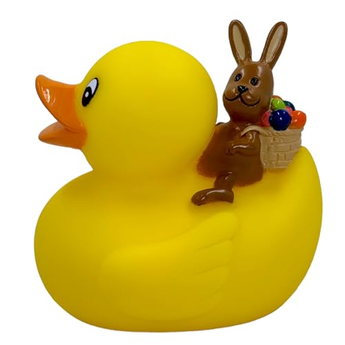 Badeente Quietscheente Badewannenspielzeug (Ente Osterhase) von MIK funshopping