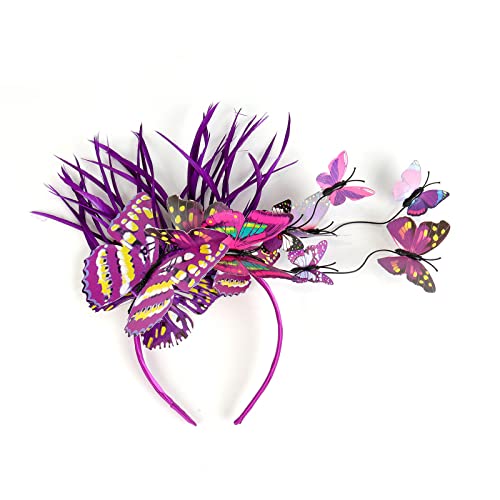 MILAX Fascinator Damen Women's Elegant Summer Fascinator Bridal Hat Wedding Church Party Hair Clip Flower Fascinator Feather Brooch Corsage Hair Clip Cocktail Tee Party Headwear MILAX Fascinator Damen Women's Elegant Summer Fascinator Bridal Hat Wedding Church Party Hair Clip Flower Fascinator Feather Brooch Corsage Hair Clip Cocktail Tee Party Headwear von MILAX