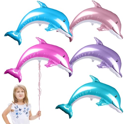 MILIAFLICK 5 Stück Delfin Luftballon Set Folienballon Geburtstag Delfin Helium Meerestiere Luftballon Delfin Deko Folienballon Dolphin Helium Meerestiere für Geburtstag Ozean Tiere Geburtstagsfeier MILIAFLICK 5 Stück Delfin Luftballon Set Folienballon Geburtstag Delfin Helium Meerestiere Luftballon Delfin Deko Folienballon Dolphin Helium Meerestiere für Geburtstag Ozean Tiere Geburtstagsfeier von MILIAFLICK