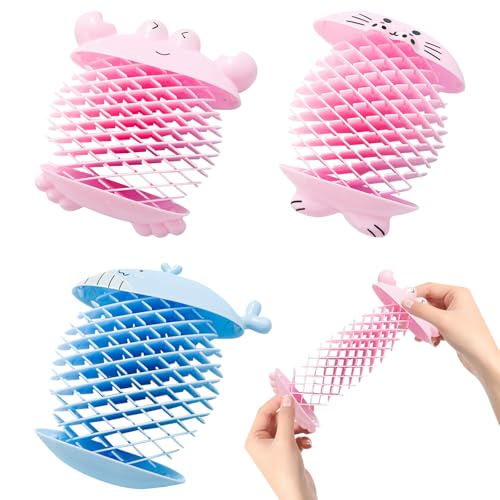 MILIAFLICK 3 Stück Fidget Wurm Spielzeug - Anti-Stress und Sensorik Toy - Worm Sensory Toys für Stressabbau - Erwachsene von MILIAFLICK
