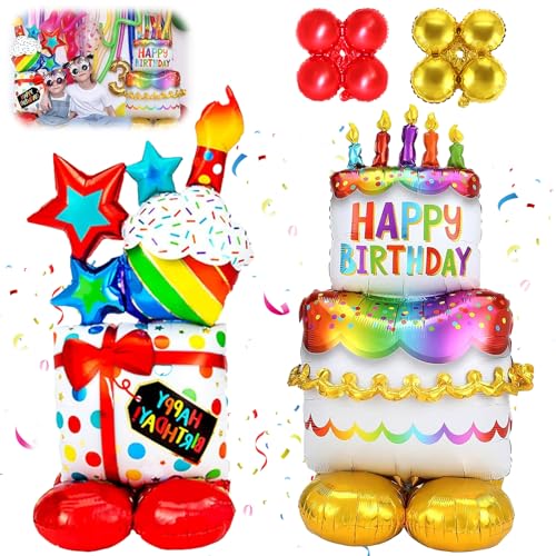 MILIAFLICK Folienballon Happy Birthday XXL 2 Stück Happy Birthday Luftballon Stehend Helium Ballons Geburtstag Geburtstag Party Dekoration Geschenk Luftballon für Kinder Geburtstag Junge Mädchen MILIAFLICK Folienballon Happy Birthday XXL 2 Stück Happy Birthday Luftballon Stehend Helium Ballons Geburtstag Geburtstag Party Dekoration Geschenk Luftballon für Kinder Geburtstag Junge Mädchen von MILIAFLICK