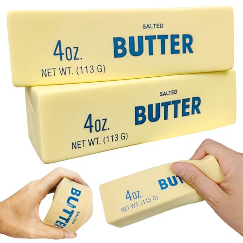MILIAFLICK 2 Stück Squishy Butter Spielzeug Squeeze, Fufu Squishy, Taba Squishy, Stressabbau Spielzeug, Antistress Spielzeug, Squishy Squeeze Spielzeug für Erwachsene und Kinder von MILIAFLICK