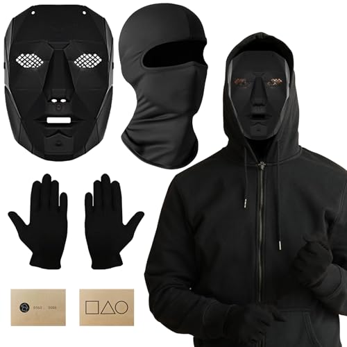 MILIAFLICK Squidgame Maske Kostüm für Karneval - The Game Maske für Herren und Damen MILIAFLICK Squidgame Maske Kostüm für Karneval - The Game Maske für Herren und Damen von MILIAFLICK