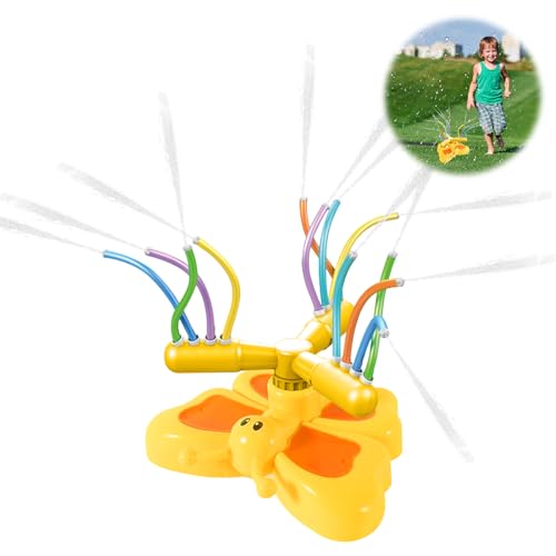 MILIAFLICK Wassersprinkler für Kinder Wasserspielzeug Kinder Sprinkler Rasensprenger Kinder Wassersprenger Kinder Niedliches Outdoor Wasserspielzeug Garten Rasensprenger für Mädchen Jungen von MILIAFLICK