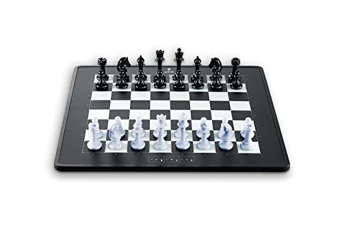 MILLENNIUM eONE M841 – Elektronisches Schachbrett für Online-Spiel auf Lichess, Chess.com und Tornelo. Mit 81 LEDs zur Zuganzeige. Lithium-Ionen-Akku und Bluetooth/USB integriert von MILLENNIUM