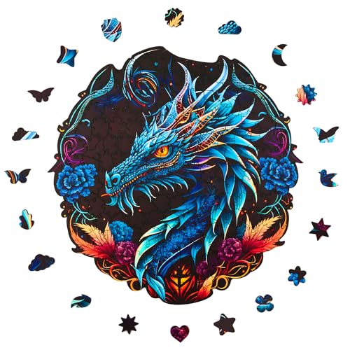 MILLIWOOD Holzpuzzle - Mystery - 206 Teile - Puzzle Tiere ab 8 Jahren - Mandala Puzzle für Erwachsene und Kinder - Jigsaw Puzzle aus Holz 32x32 cm - Puzzle Puzzle Natur mit Holz Geschenkbox MILLIWOOD Holzpuzzle - Mystery - 206 Teile - Puzzle Tiere ab 8 Jahren - Mandala Puzzle für Erwachsene und Kinder - Jigsaw Puzzle aus Holz 32x32 cm - Puzzle Puzzle Natur mit Holz Geschenkbox von MILLIWOOD