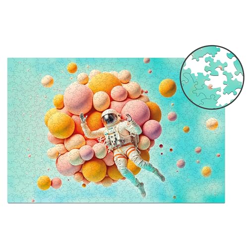 Milliwood Serie In My Area - Balloon Space Set - Entzückende Puzzles - Großartige Unterhaltung für die ganze Familie - Unregelmäßig geformte Puzzles, 51x34 cm, 500 Elemente von MILLIWOOD