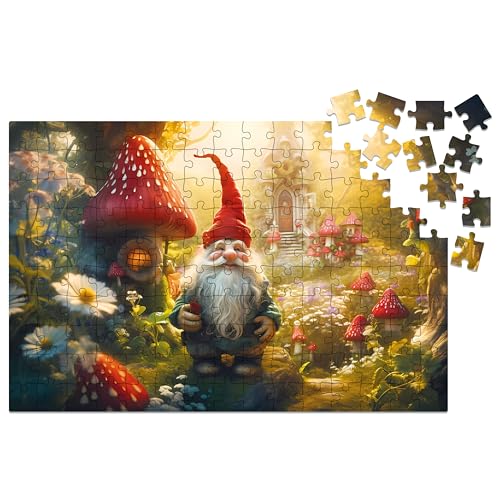 Milliwood Serie Secret Stories - Set Dwarf - Puzzle für die ganze Familie - Puzzle voller Magie - Klassisch geformtes Puzzle, 34x22,5cm, 150 Elemente von MILLIWOOD