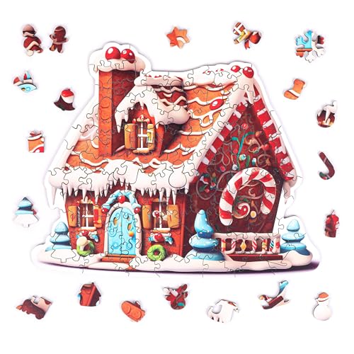 Milliwood Weihnachtliche Puzzles - Christmas Weihnachten Serie - Puzzles für die Ganze Familie - Zauberhafte Holzpuzzles - Lebkuchen - 100 Elemente Milliwood Weihnachtliche Puzzles - Christmas Weihnachten Serie - Puzzles für die Ganze Familie - Zauberhafte Holzpuzzles - Lebkuchen - 100 Elemente von MILLIWOOD