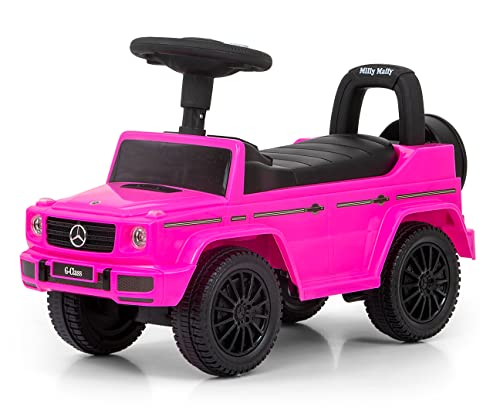 Fahrzeug-Kinderwagen zum Aufsitzen für Kinder Mercedes G rosa Milly Mally von Milly Mally