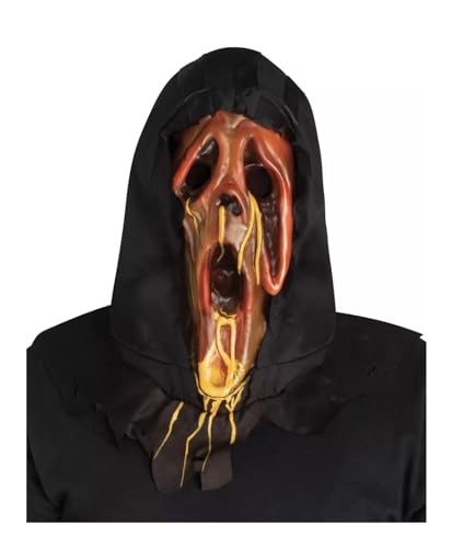 MIMIKRY Dead By Daylight Scorched Ghost Face Scream Flammen Maske mit Kapuze für Erwachsene MIMIKRY Dead By Daylight Scorched Ghost Face Scream Flammen Maske mit Kapuze für Erwachsene von MIMIKRY