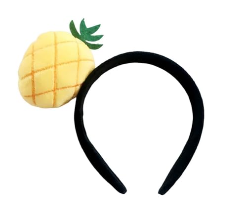 MIMIKRY Haarreif mit Obst | Gemüse - Kostüm-Accessoire mit Plüsch-Frucht - Kopfschmuck für Damen & Kinder - Karneval, Mottoparty, Festival, Sommerparty, Variante:Ananas MIMIKRY Haarreif mit Obst | Gemüse - Kostüm-Accessoire mit Plüsch-Frucht - Kopfschmuck für Damen & Kinder - Karneval, Mottoparty, Festival, Sommerparty, Variante:Ananas von MIMIKRY