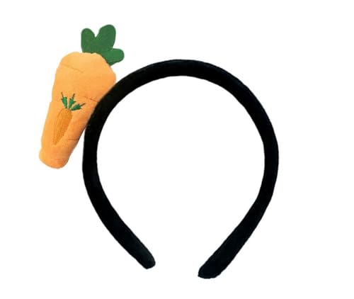 MIMIKRY Haarreif mit Obst | Gemüse - Kostüm-Accessoire mit Plüsch-Frucht - Kopfschmuck für Damen & Kinder - Karneval, Mottoparty, Festival, Sommerparty, Variante:Möhre MIMIKRY Haarreif mit Obst | Gemüse - Kostüm-Accessoire mit Plüsch-Frucht - Kopfschmuck für Damen & Kinder - Karneval, Mottoparty, Festival, Sommerparty, Variante:Möhre von MIMIKRY